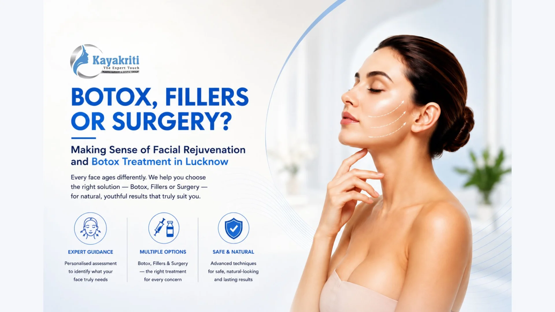 Botox, Fillers or Surgery? Making Sense of Facial Rejuvenation and Botox Treatment in Lucknow